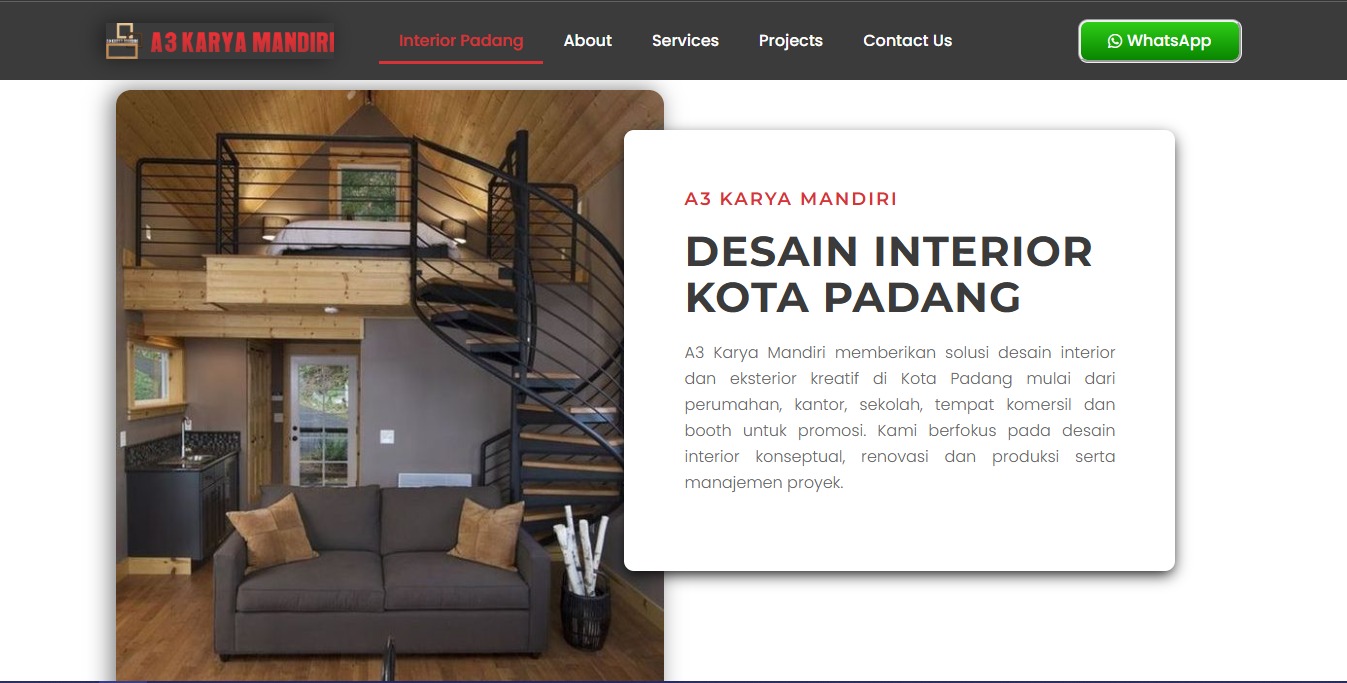 Website PT Atiga Cipta Mandiri